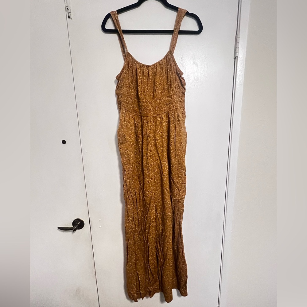 Madewell Brown Sleeveless Jumpsuit Casual